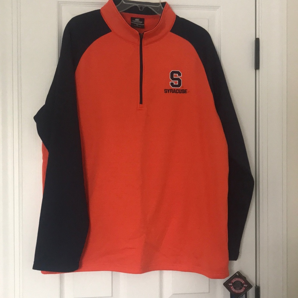 🍊NWT Syracuse Orange Men’s Zip-Up Crewneck🍊